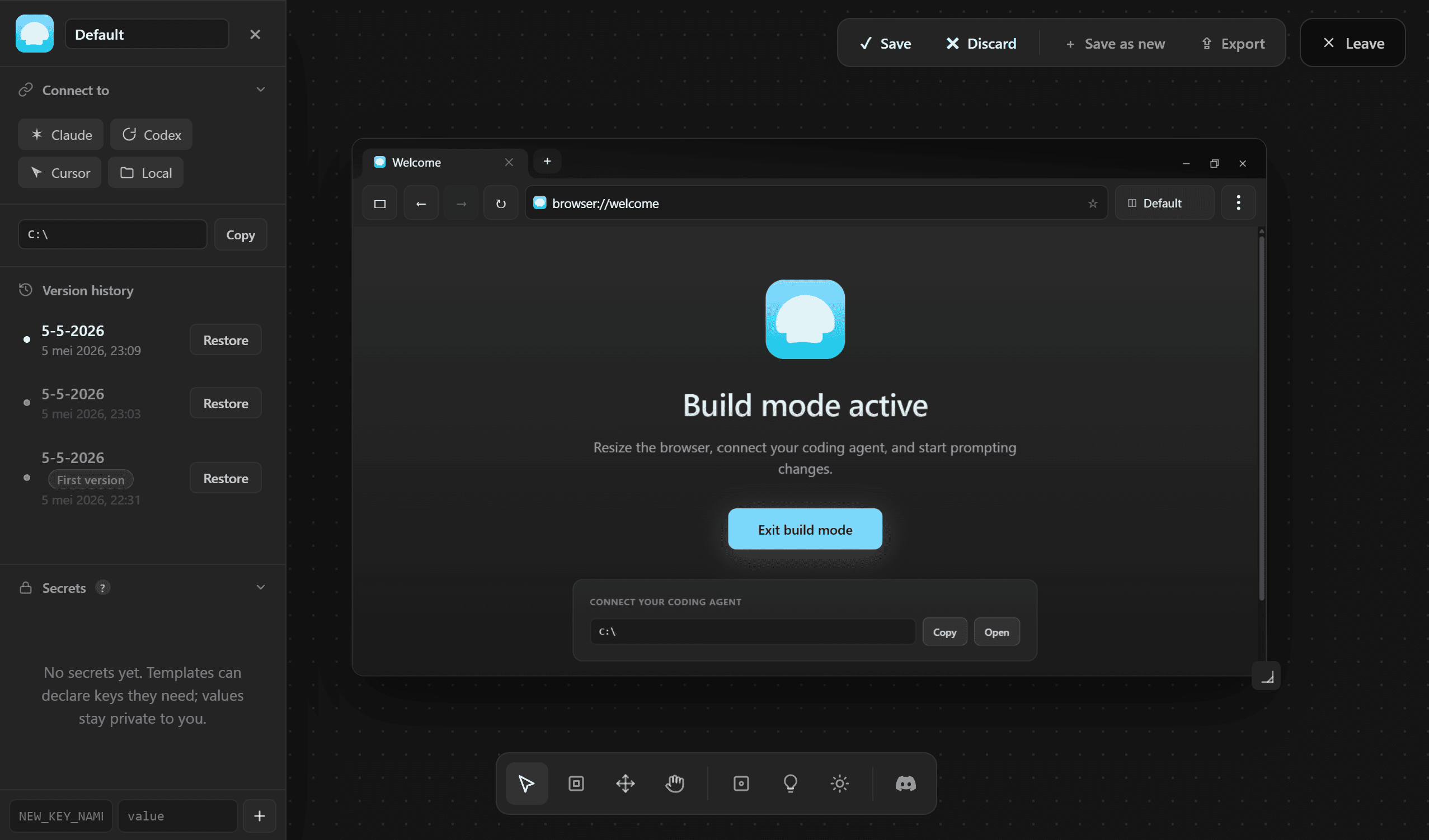 Cule in build mode